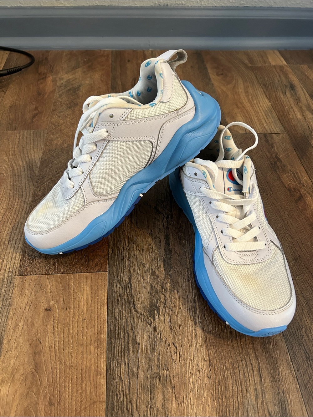 Champion Women’s Sneakers in Blue and White